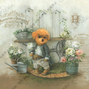 211 Jardinier de chien－犬の庭師