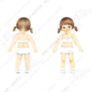 163　Poupée à habiller(dolls)-Morry (osage) 着せ替え人形　モリー